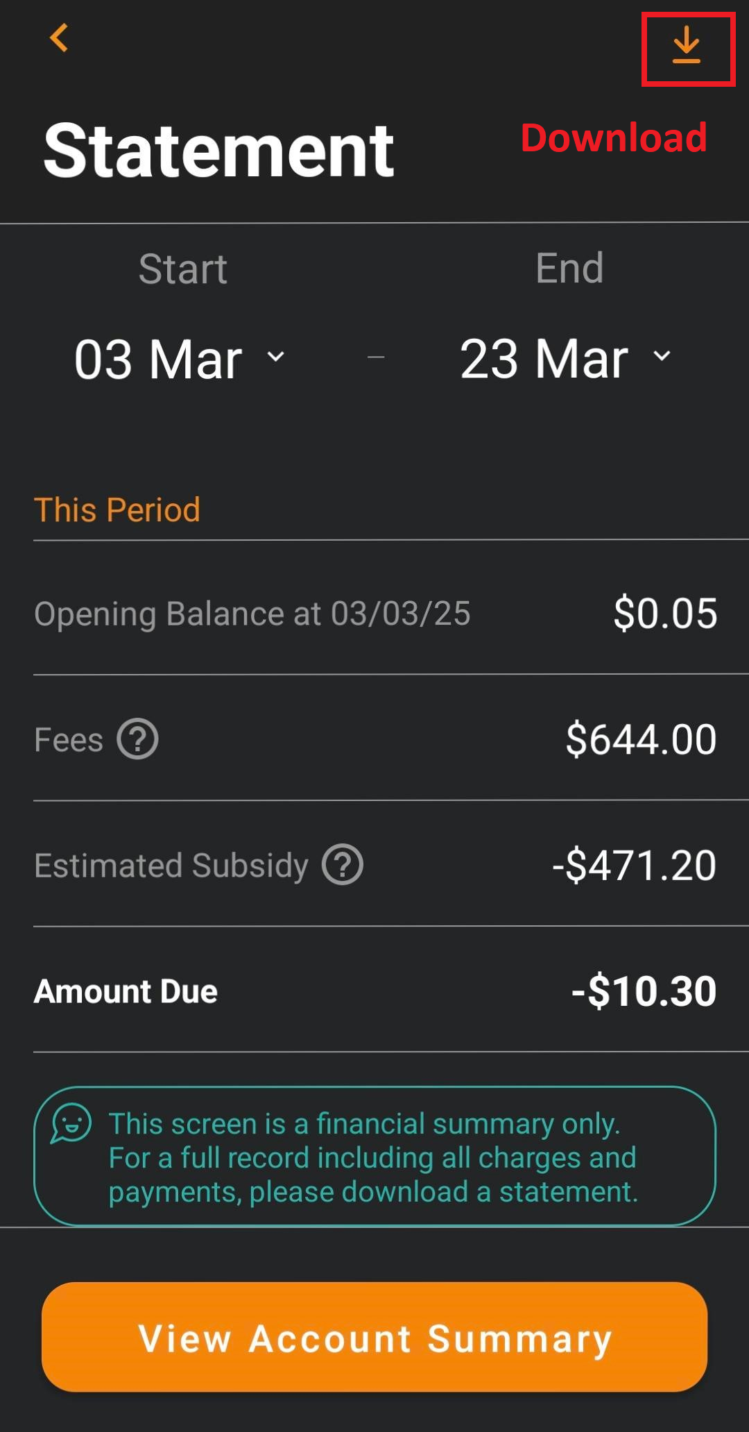 DownloadFinancialStatement